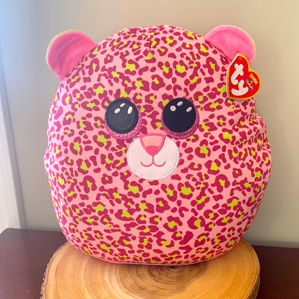 NWT ✨ty Squish✨ Lainey the leopard The Squish-a-Boos Collection 2021